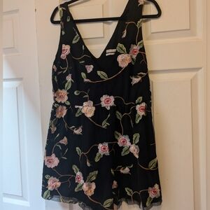 Urban Outfitters floral lace romper